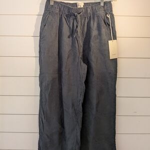 Joie Women's Charcoal/Black Embroidered Pants